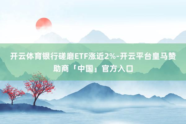 开云体育银行磋磨ETF涨近2%-开云平台皇马赞助商「中国」官方入口
